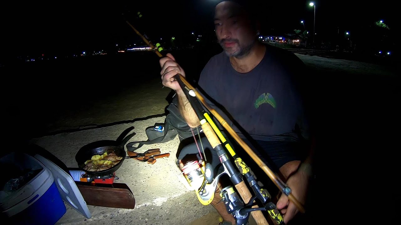 Pesca y cocina nocturna, pesco Surubi y voy a pescar con redes  PESCA URBANA