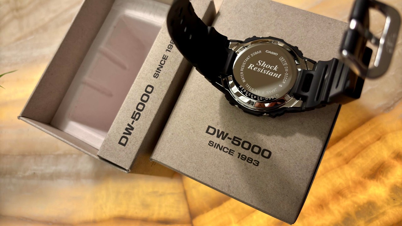 NEW G-SHOCK DW-5000R – The Original 1983 G-SHOCK Reborn! | Unboxing & Overview