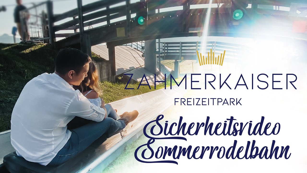 Zahmer Kaiser Freizeitpark Sommerrodelbahn Sicherheitsvideo