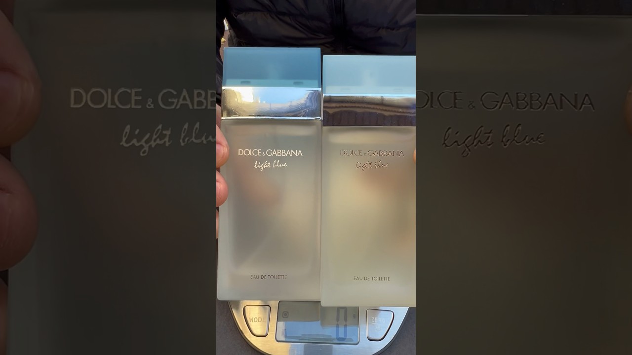 Fake vs Real Dolce & Gabbana Light Blue Perfume
