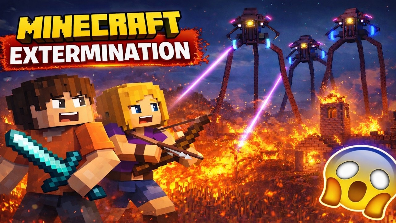 ITT AZ INVÁZIÓ !!!! | Minecraft Mod #4