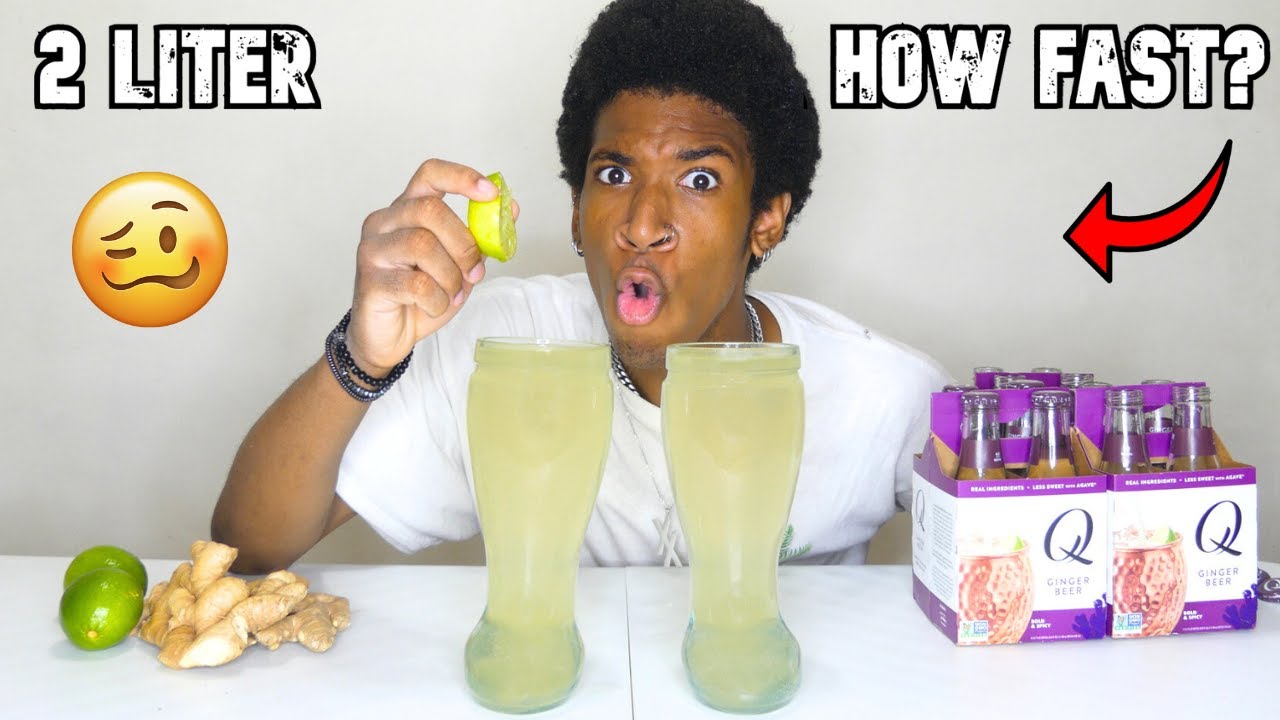 2 Liter Ginger Beer Chug in Seconds! *DON'T ATTEMPT*
