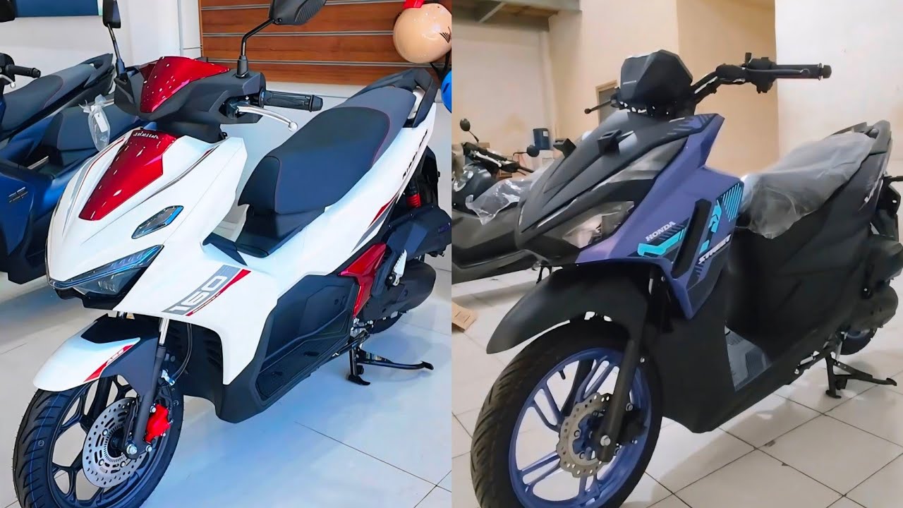 LATEST COMPARISON HONDA CLICK STREET VS AIRBLADE 160 - ACTUAL UNITS WALKAROUND