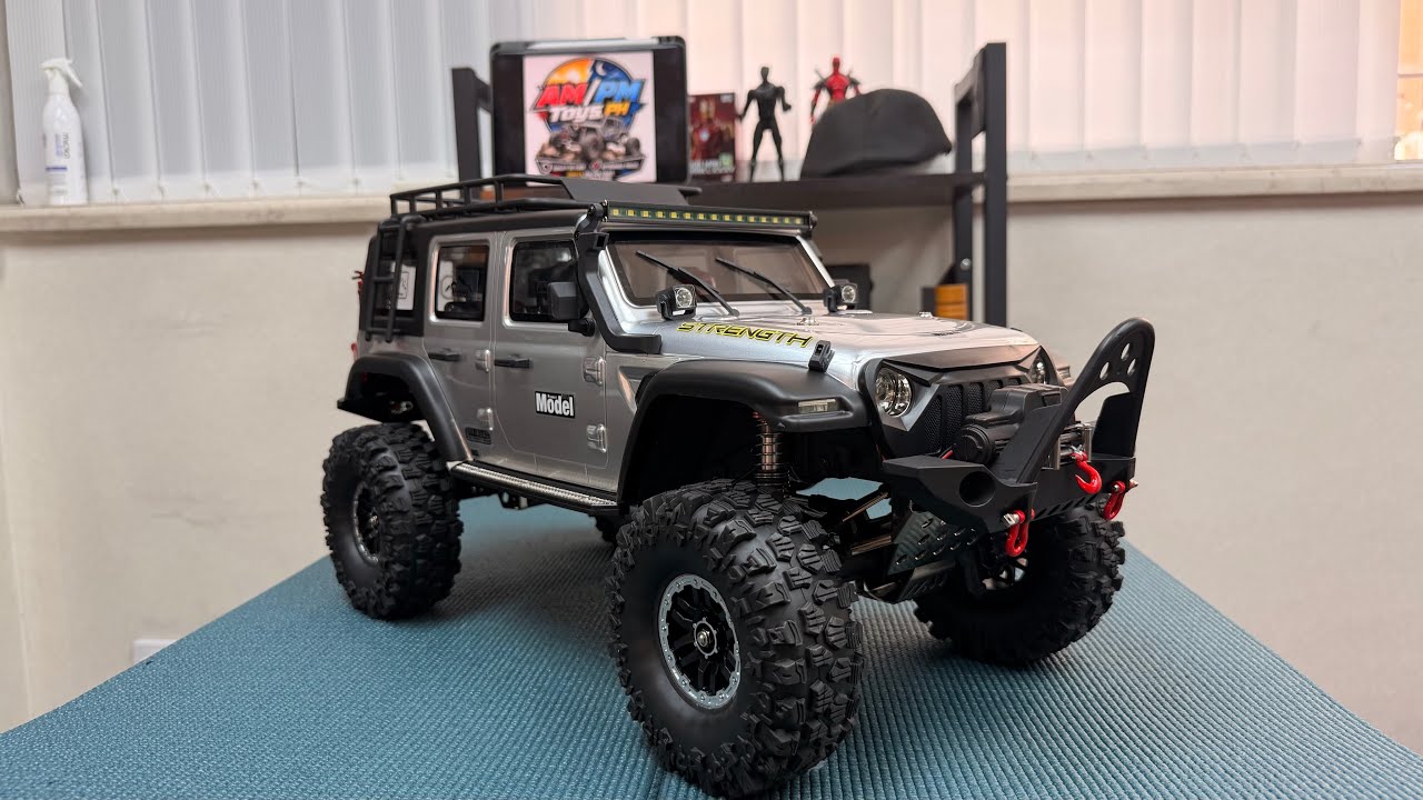 WL Toys Wrangler/Rubicon Brushless 1:10 Unboxing and Features 
