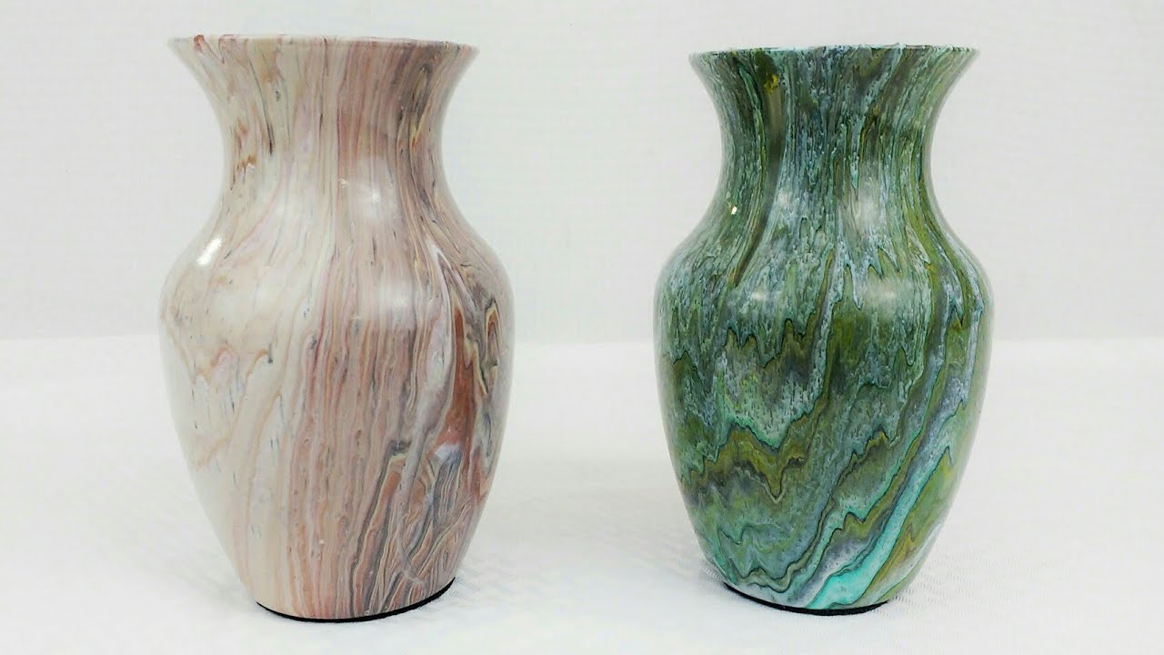 Vase Pour #7: Acrylic Paint