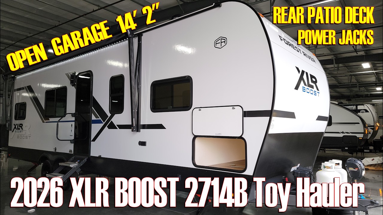 2026 XLR Boost 2714B Toy Hauler Travel Trailer by Forestriver RVs at Couchs RV Nation - All About RV