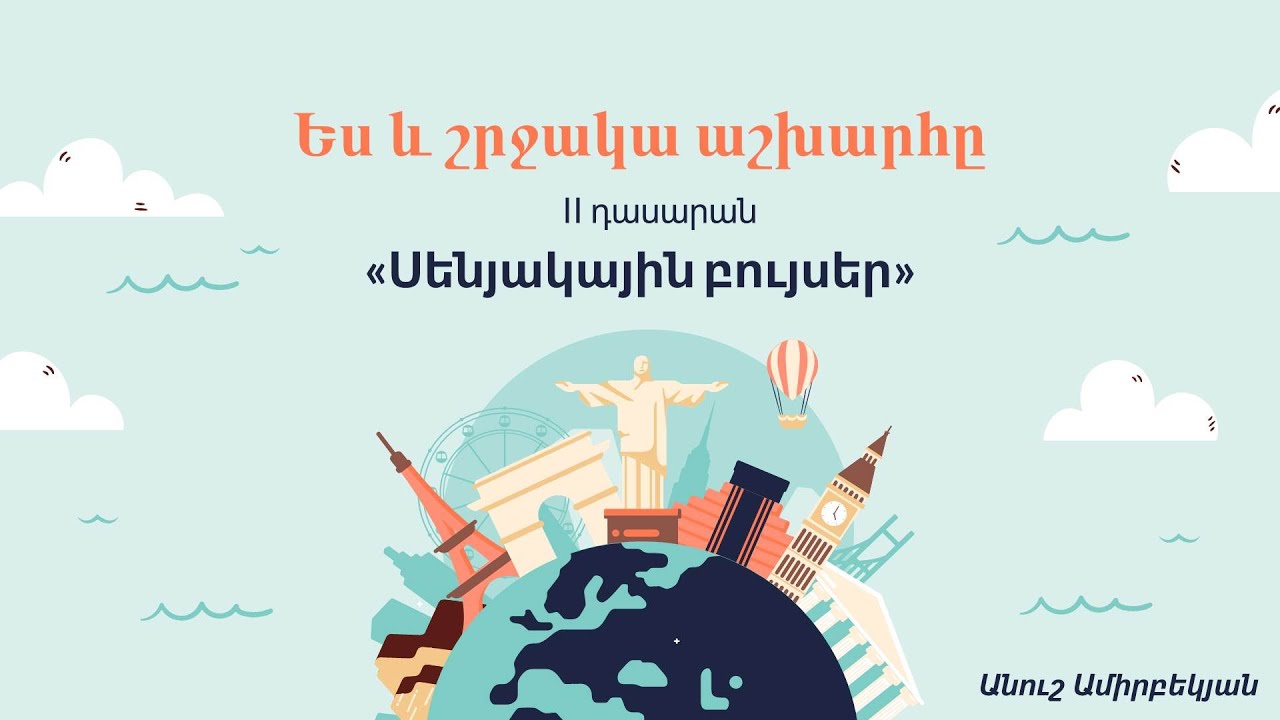 Ես և շրջակա աշխարհը․ Սենյակային բույսեր, II դասարան