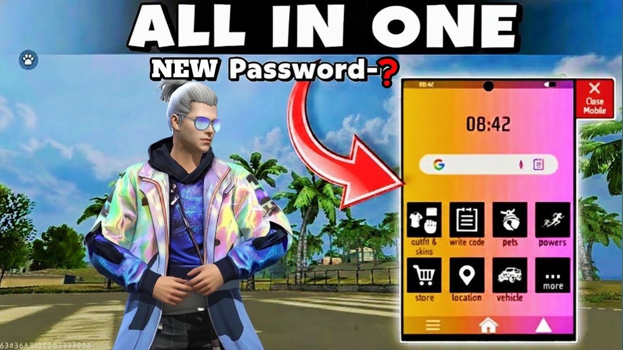 Craftland New Map Free Fire /ALL IN ONE  BERMUDA PASSWORD 🔐#craftland #freefire
