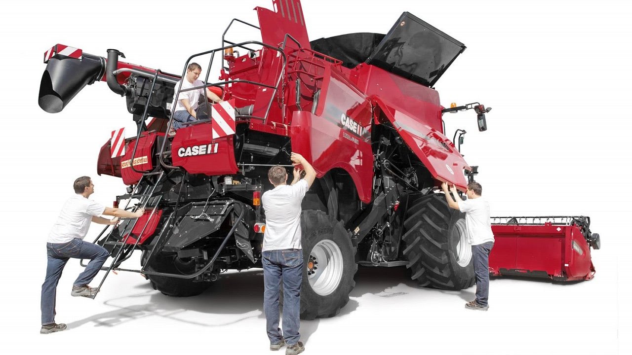 Kombajn Case IH 7140 Axial-Flow - Jak to działa? Prezentacja 3D