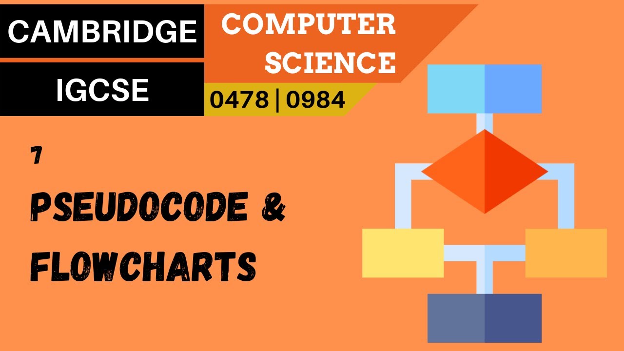 78. CAMBRIDGE IGCSE (0478-0984) 7 Как создавать алгоритмы с использованием псевдокода и блок-схем