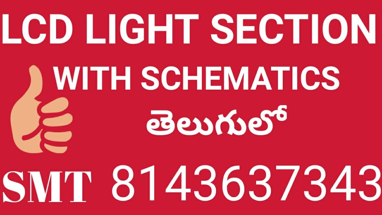 LIGHT SECTION WITH SCHEMATICS; SMART MOBILE TRAINING