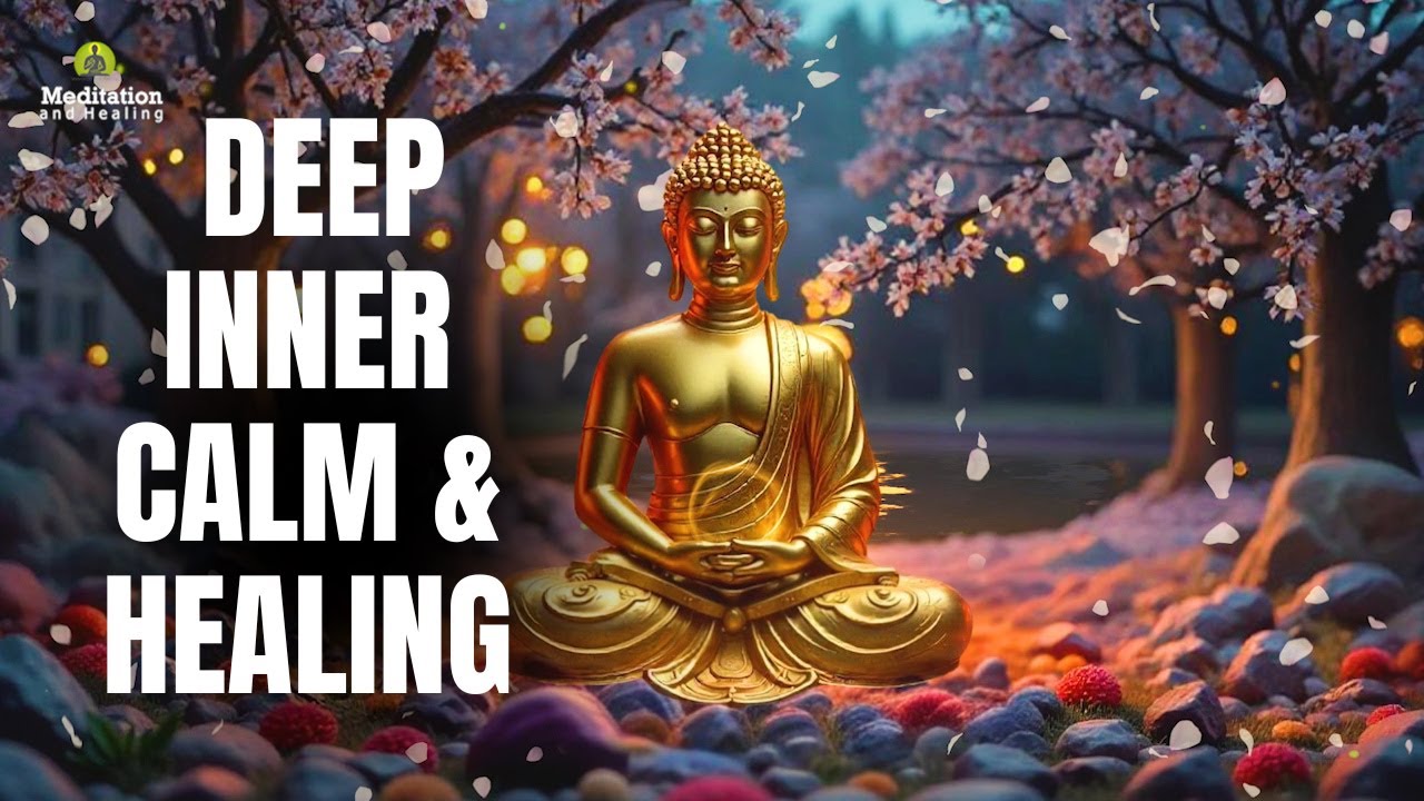 Peaceful Meditation Music l Deep Inner Calm & Healing | Stress Relief, Relaxing Mind