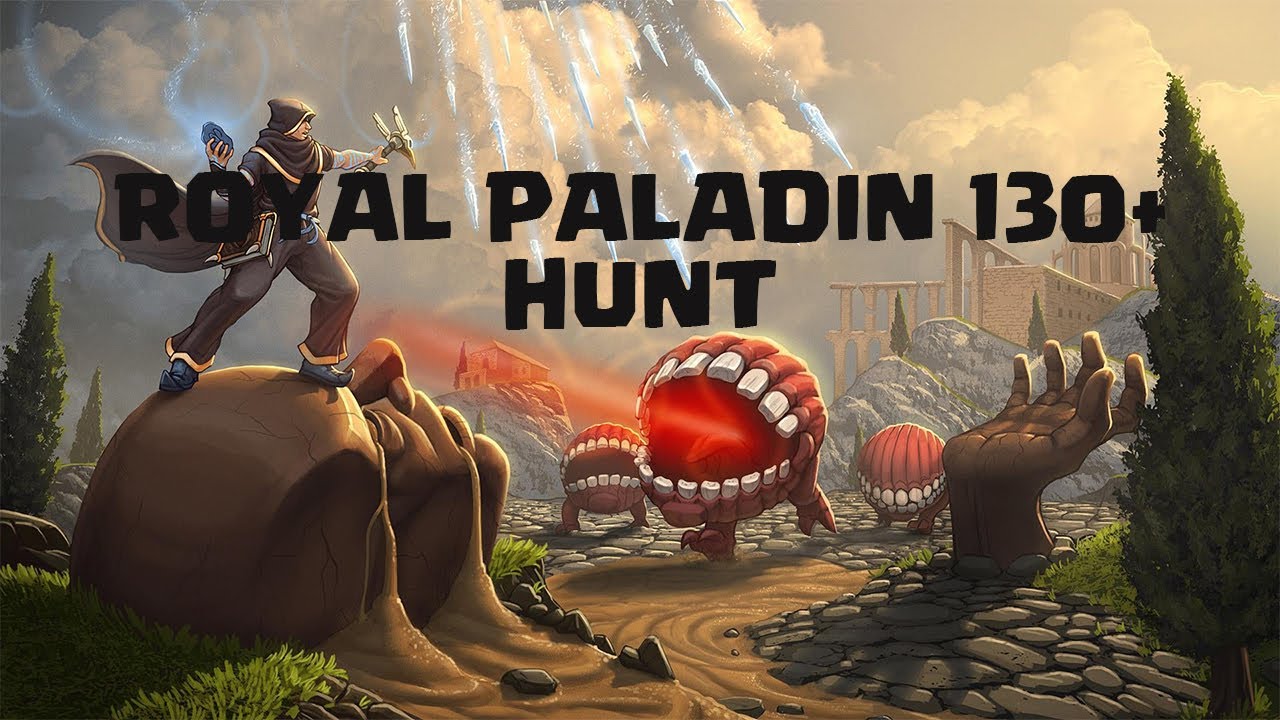 Tibia | Royal Paladin 130+ Hunt | Exp & Profit =0