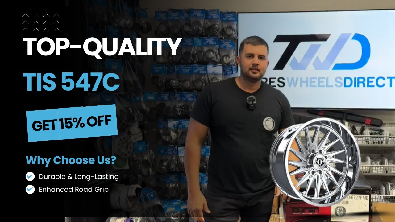 TIS 547C Chrome Wheels – 22x12 | -44 Offset | 6x5.5 Bolt Pattern | 106.2 CB | 547C-2228344