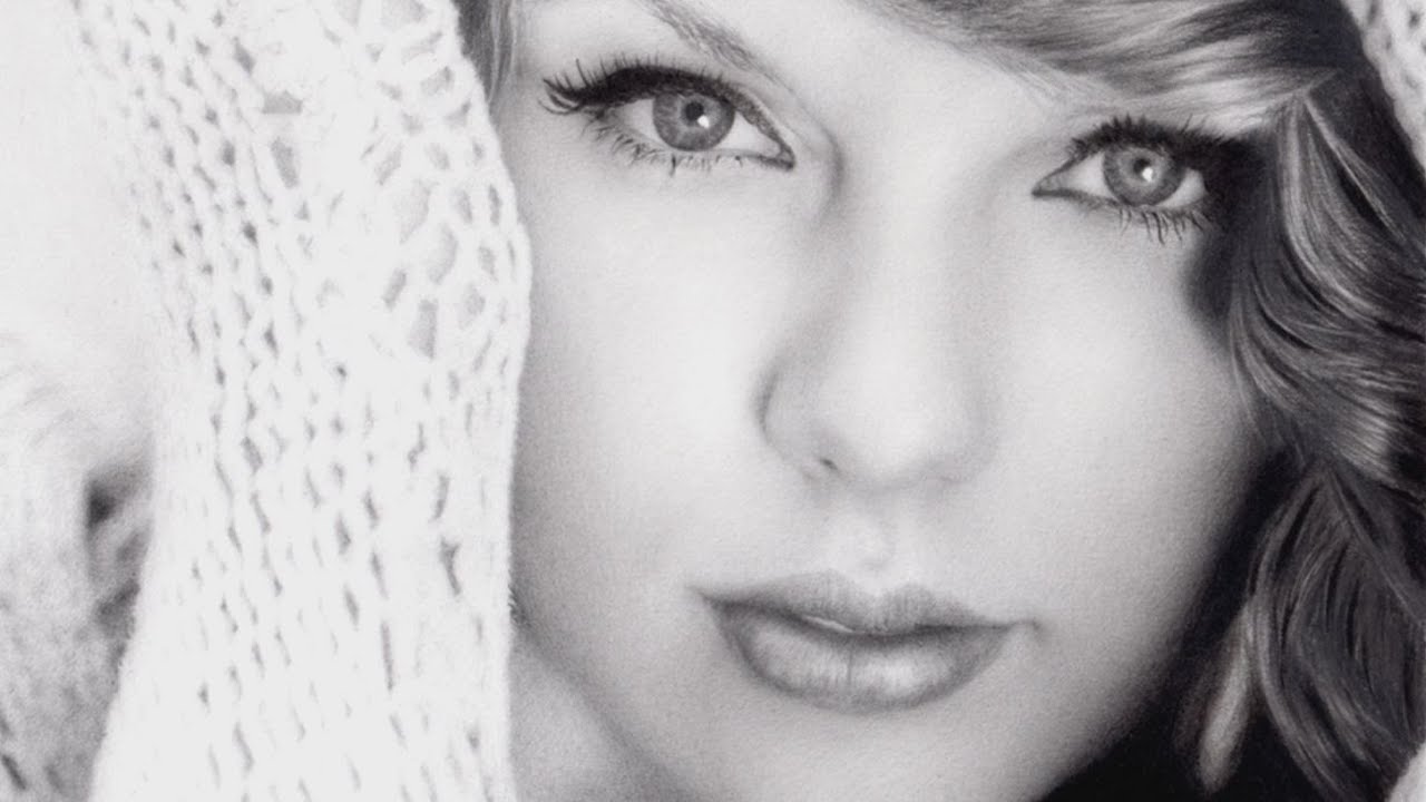 Taylor Swift pencil drawing  /  鉛筆画 テイラースウィフト 完成までの一部始終