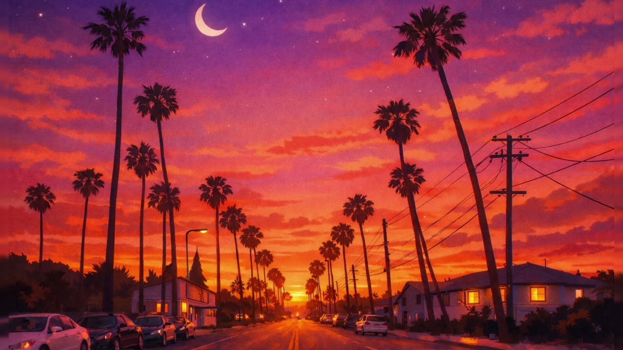 Golden Sunset 🌇 – 1 Hour Lofi Chill for Study / Relax