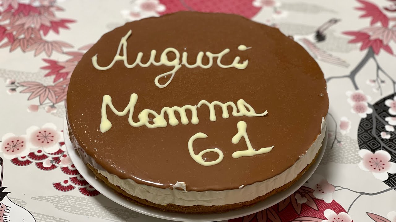 Cheesecake con ganache al cioccolato ( per il compleanno della mia mamma ) ❤️❤️❤️