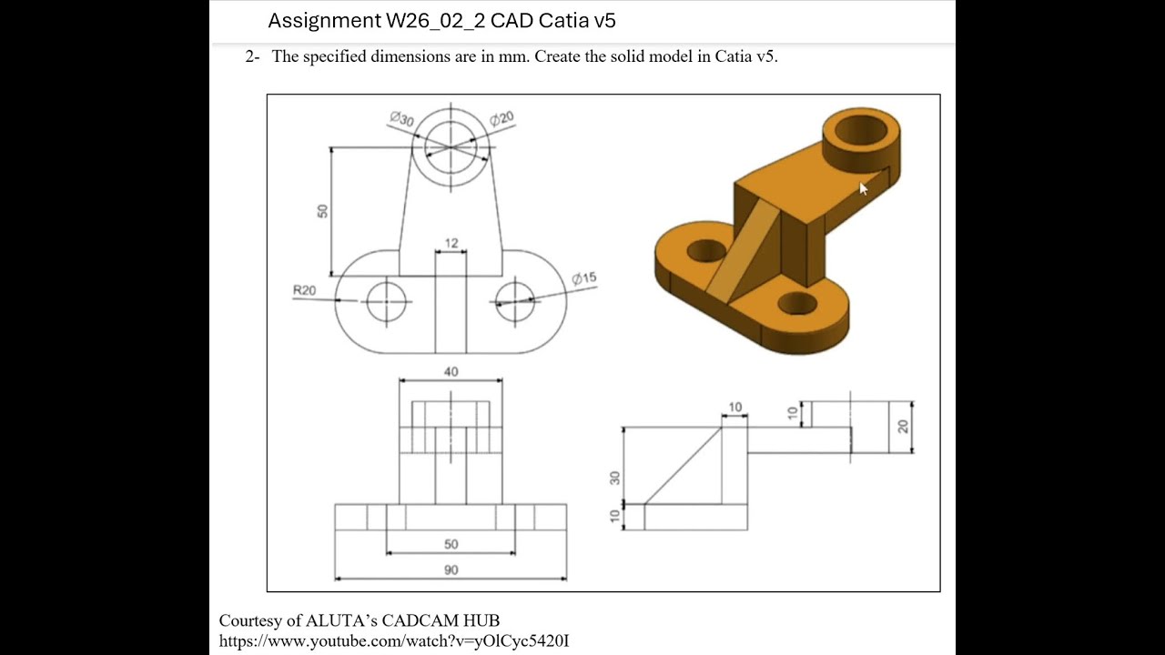 Assignment W26 02 2 CAD Catia v5