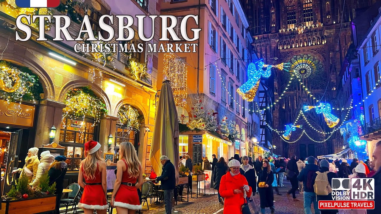 Strasbourg 4K, France | The Most Magical Christmas Market in the World 2025 Walk