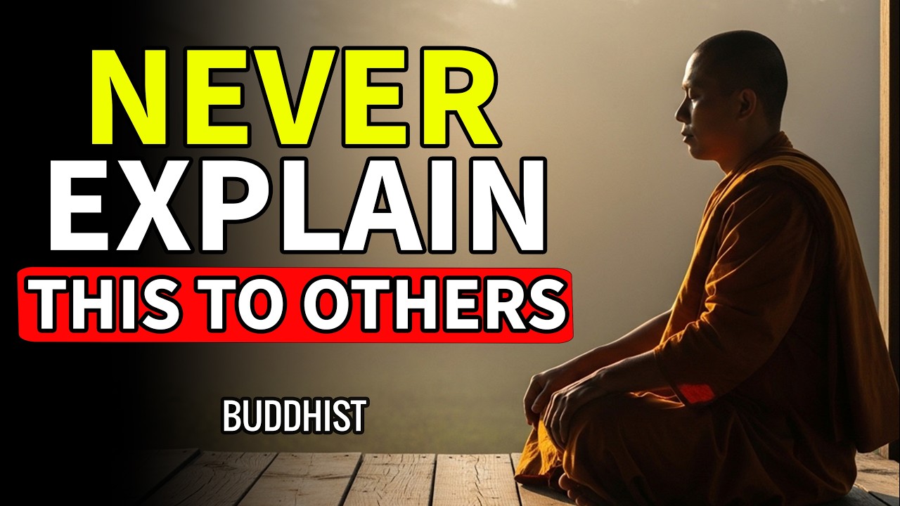 7 Things You Should Never Explain to Anyone | Buddhist Wisdom