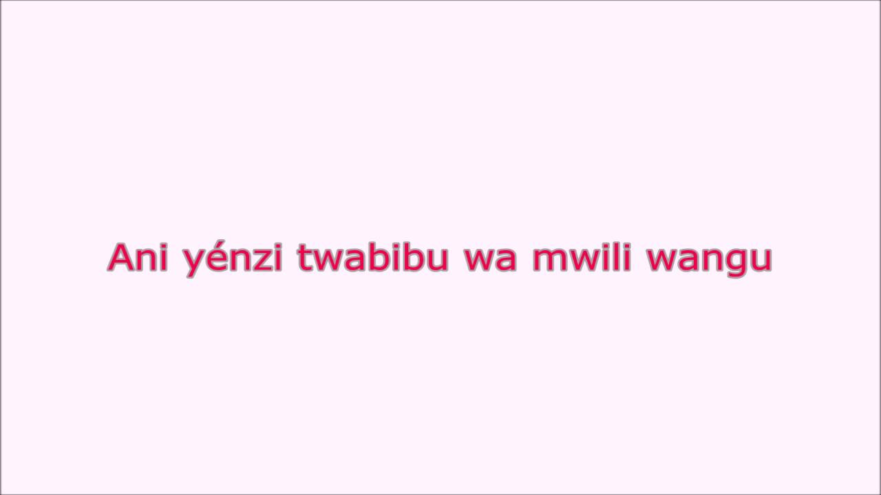 Twama ya Comores -  I love you (Paroles)