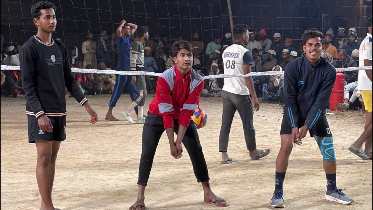 final 💥 || All up volleyball tournament नरियाव अम्बेडकर नगर #volleyball