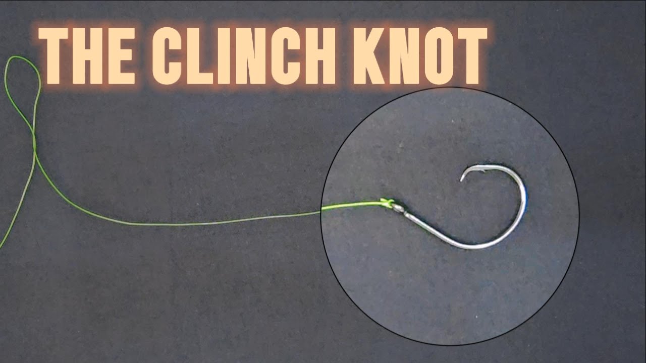 The Clinch Knot -Basic Knot for Beginners for Bait Fishing and Lure Casting