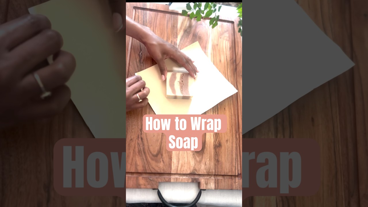 Wrapping Soap | Gift Wrapping Paper #diy #soapmaking #soappacking
