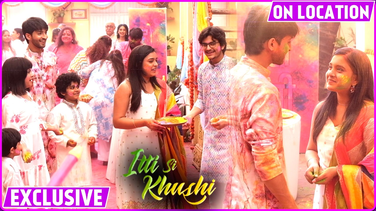 Itti Si Khushi Serial On Location: Anvita Virat Holi Par Hue Romantic, Anvita Virat Aaye Close