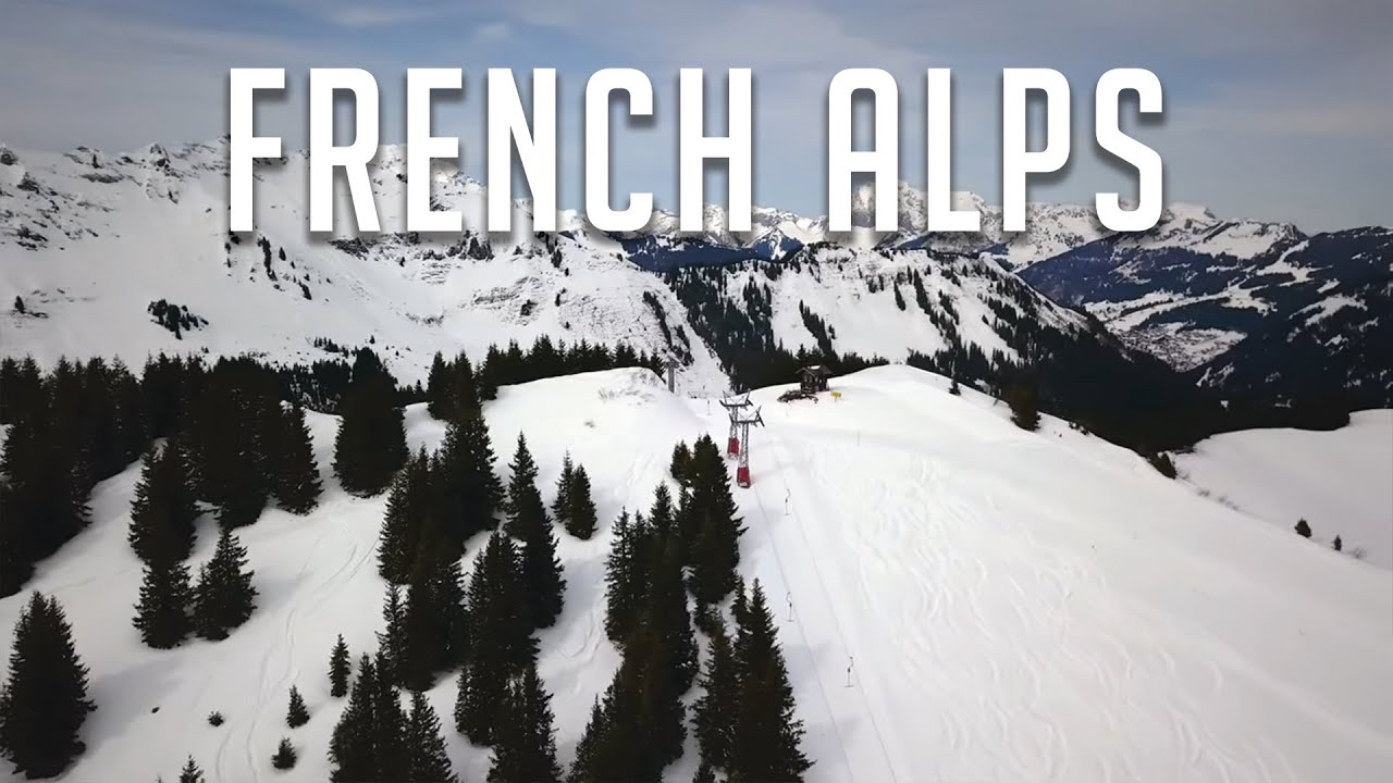 Relaxing Drone Video of the French Alps - 4K Aerial View