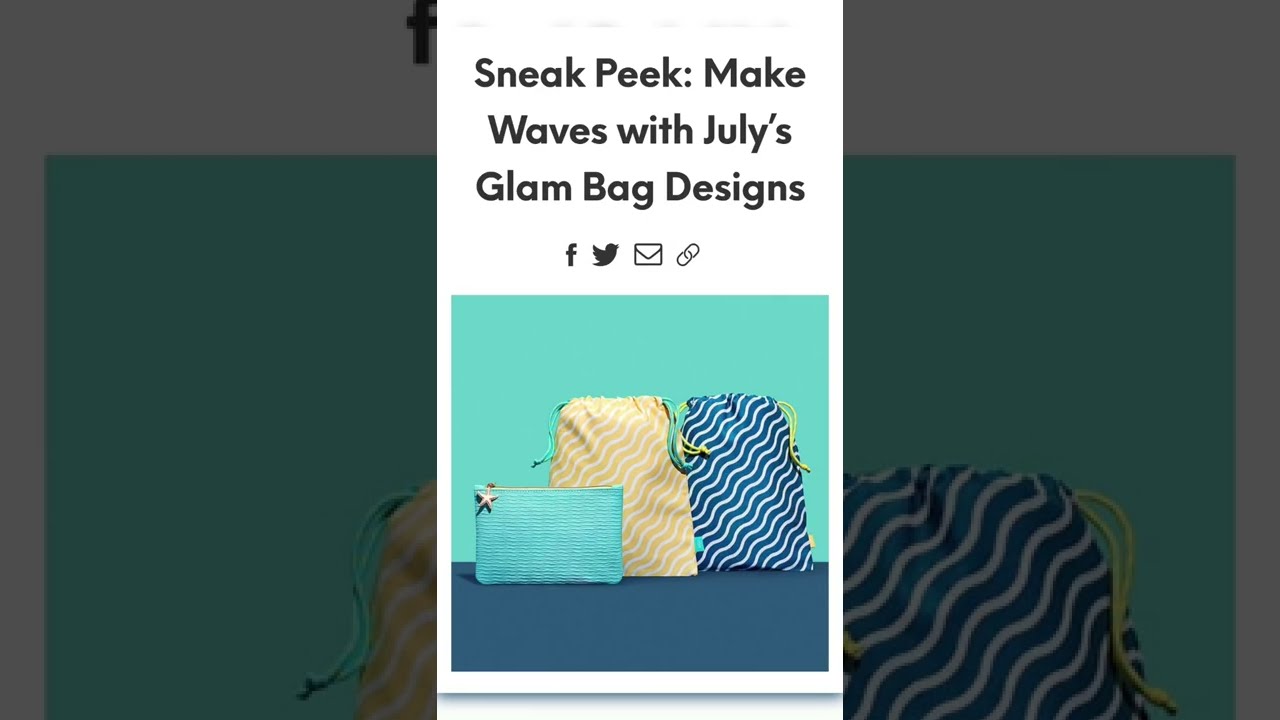 *SPOILERS* IPSY July 2022 Glam Bag Design Reveal &bull; Sneak Peek | Viruzzzka