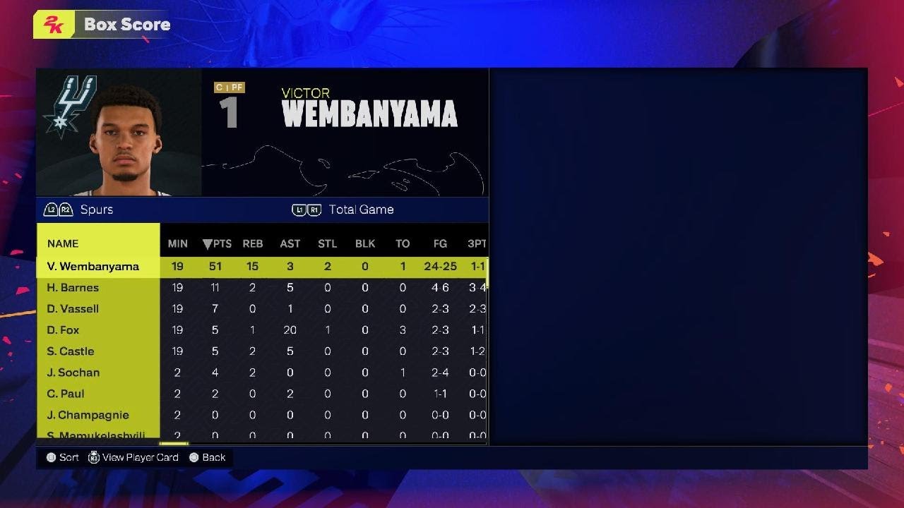 NBA 2K25_good % see half and end 50+ vitcor