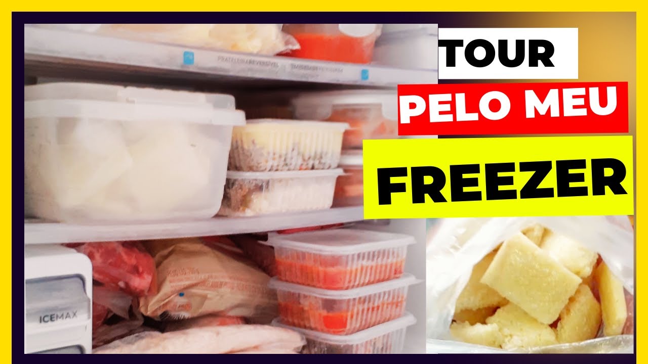 TOUR NO MEU FREEZER  | Dicas de organização e praticidade #comidacongelada #congelamento