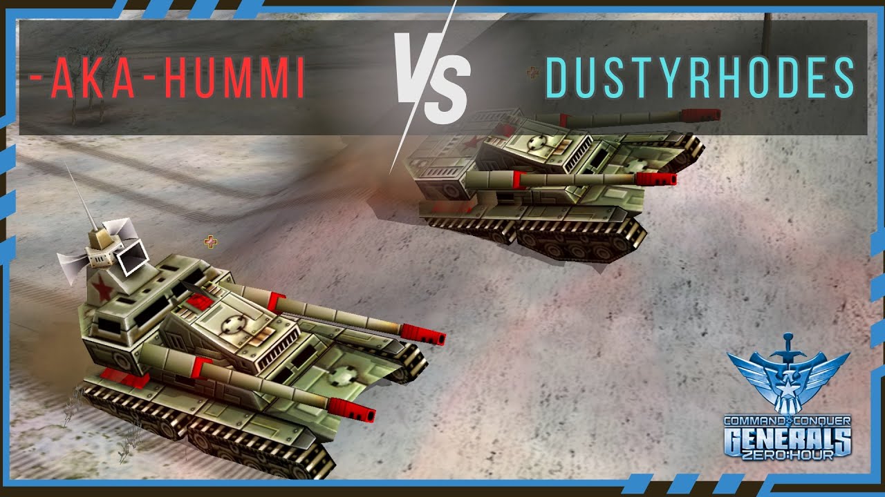 -aka-HuMMi vs DustyRhodes - Pro Online Matches [C&C Generals Zero Hour]