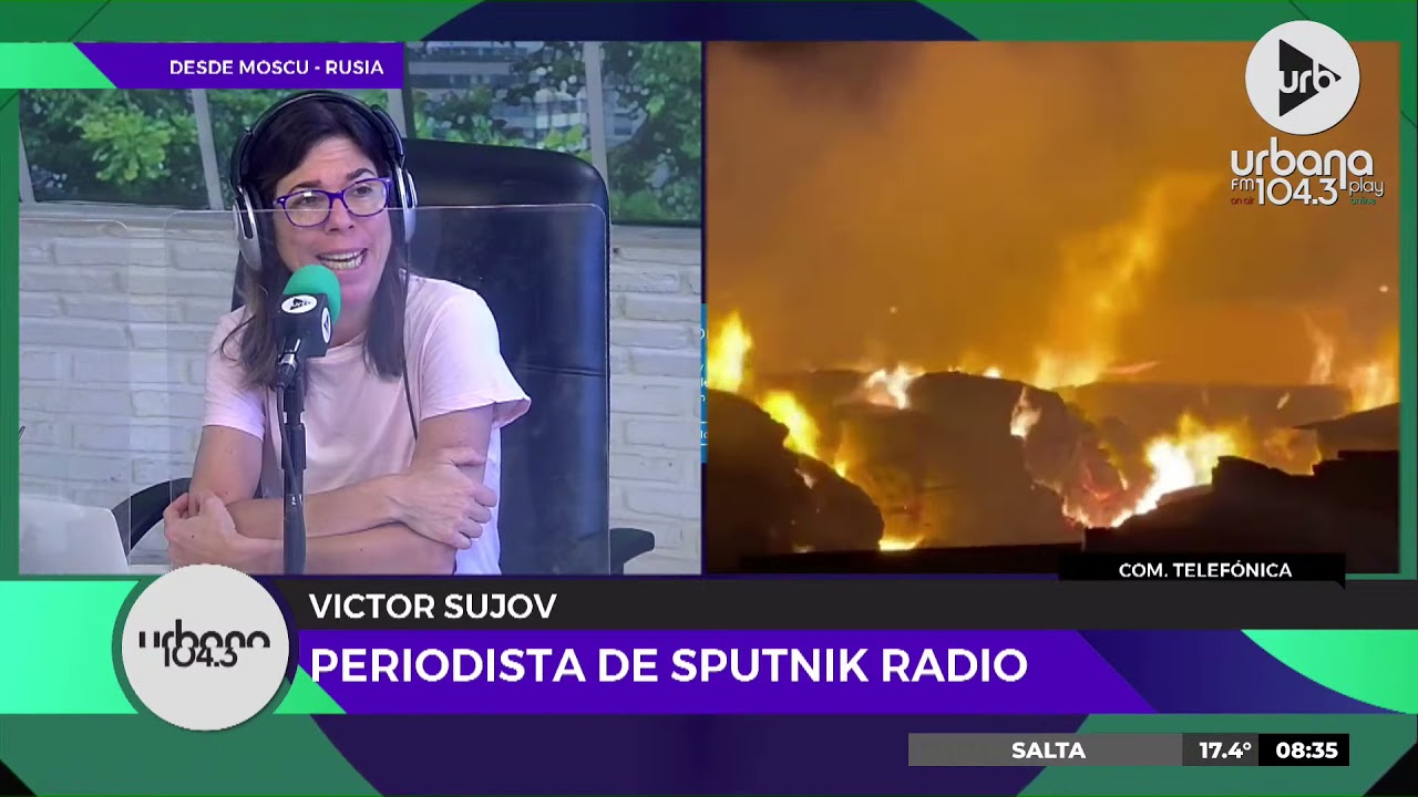 Víctor Sujov, periodista ruso en Sputnik Radio, por el conflicto con Ucrania en #DeAcáEnMás