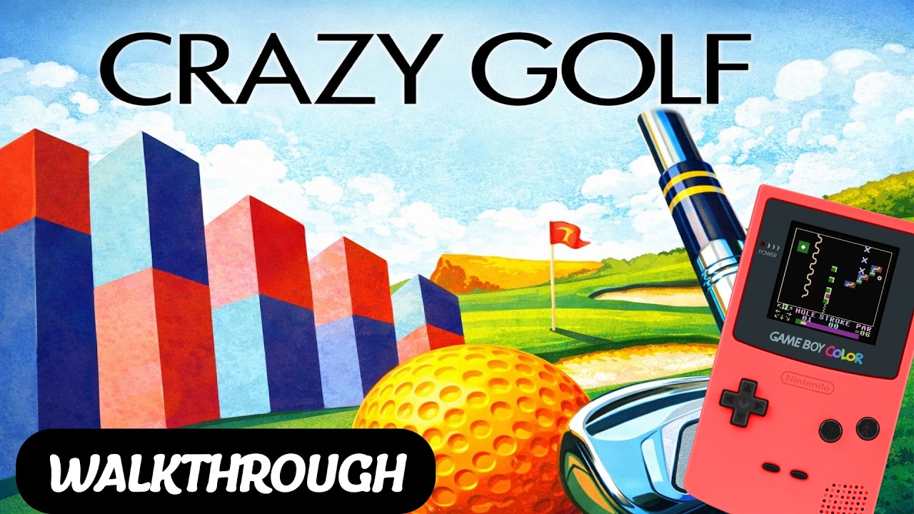 Crazy Golf - Game Boy Color Walkthrough video