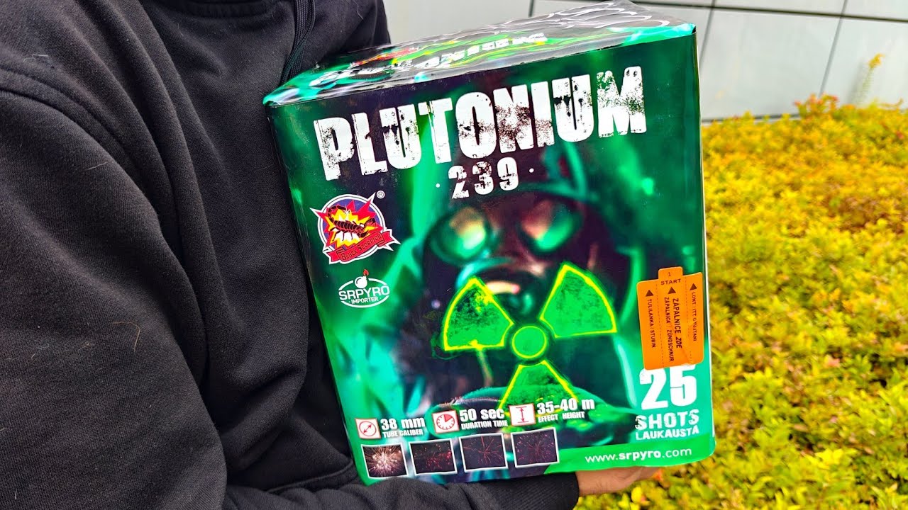 Wyrzutnia PLUTONIUM SrPyro CLE4321 - 25 strzał&oacute;w, kaliber 38mm 2024 