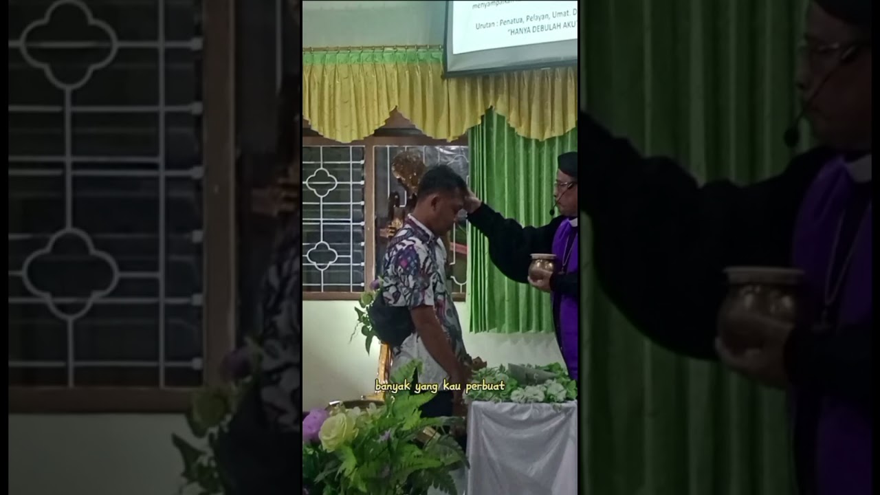 Prosesi Penorehan Abu , Rabu , 18-02-2026 , Di@GKJHARJOSARIKARANGANYAR 