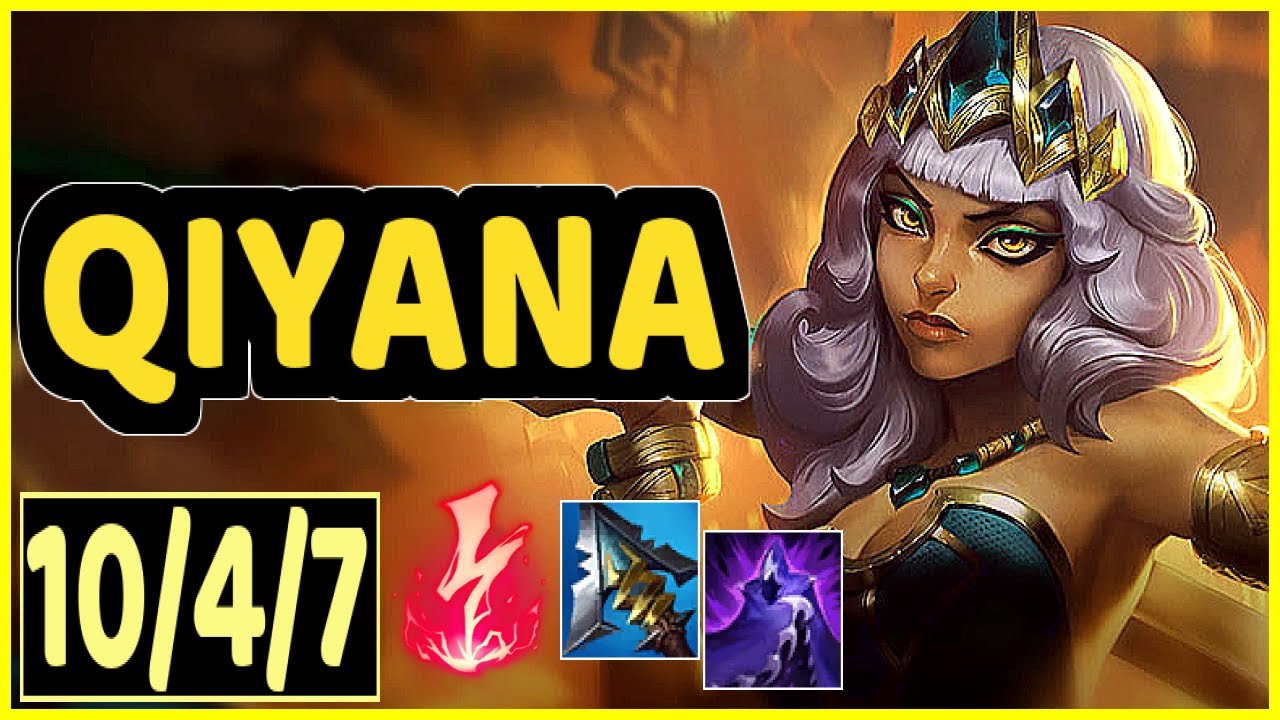 QIYANA VS NAAFIRI - 10/4/7 KDA MID GAMEPLAY EMERALD I
