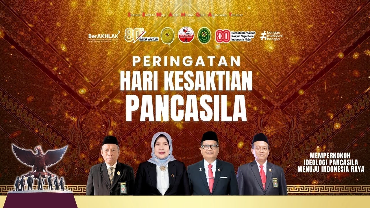 LIVE : Peringatan Hari Kesaktian Pancasila | Memperkokoh ideologi pancasila menuju indonesia raya