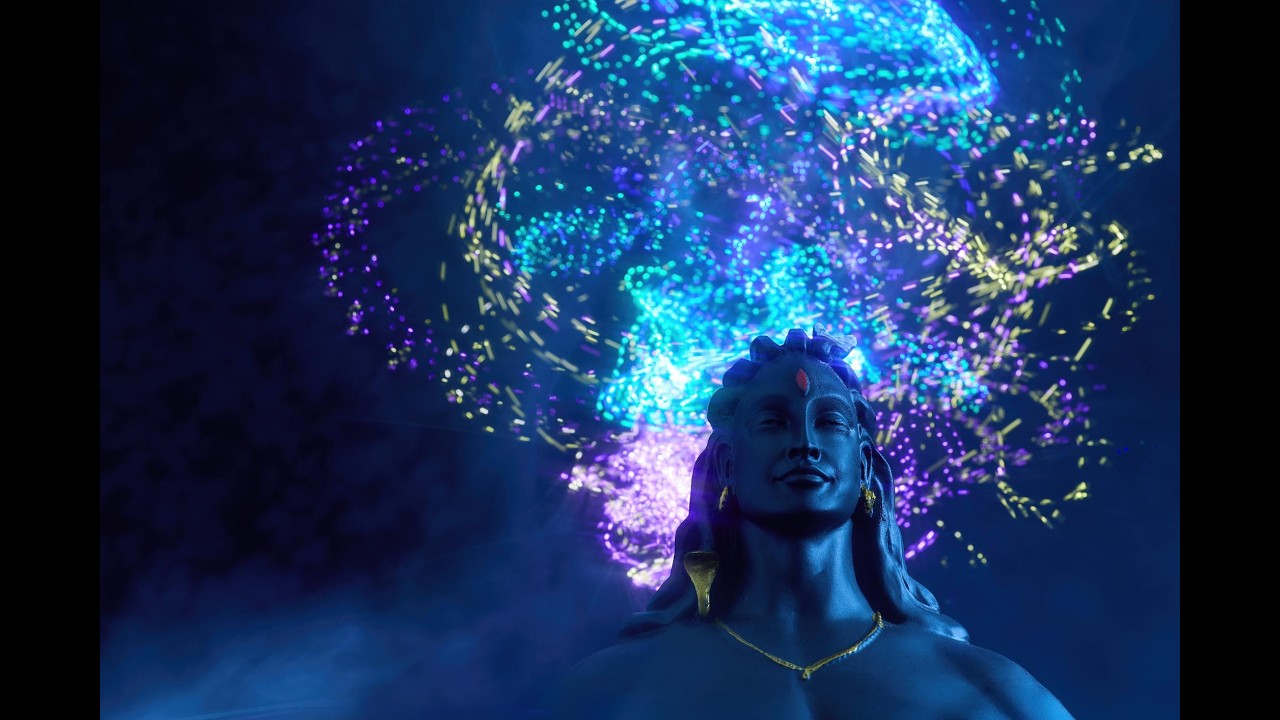 A Glimpse of Adiyogi Light Show | Pure Spiritual Vibes