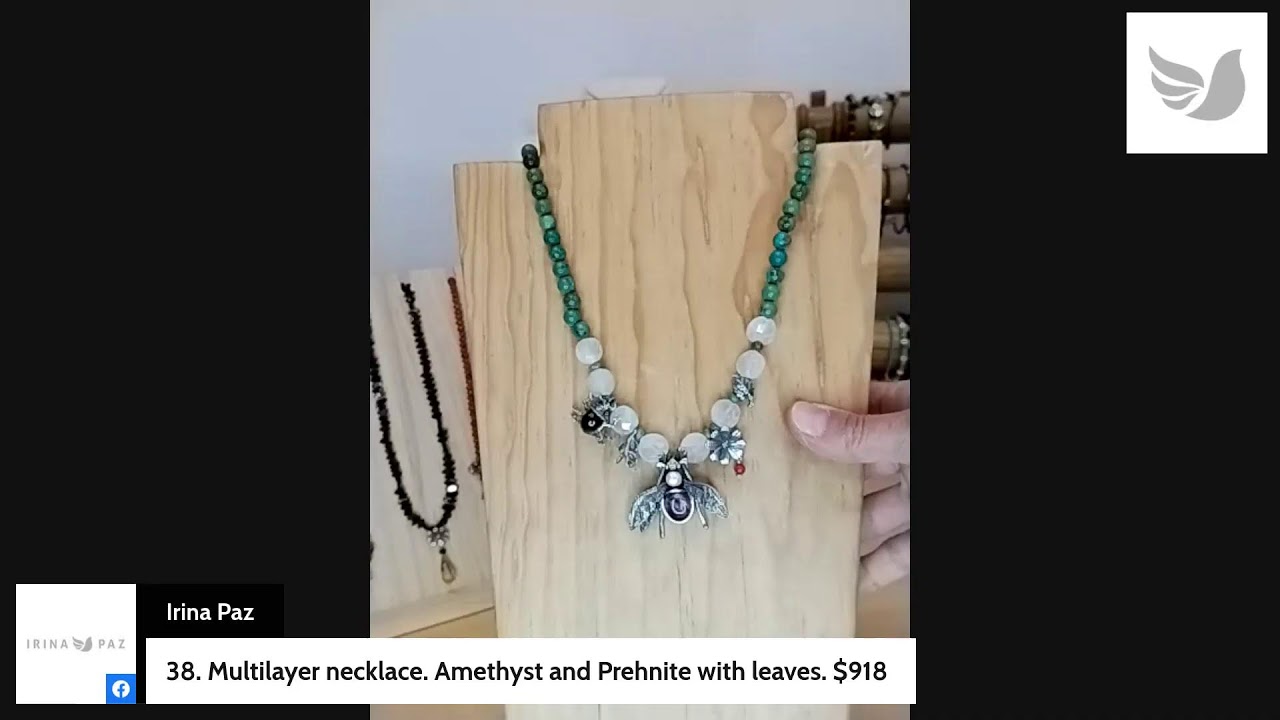 Mexican Designer Jewelry — Sterling Silver & Natural Stones (Live)