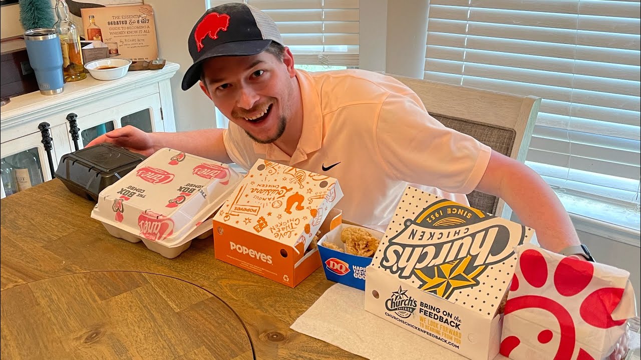 Fast Food Chicken Strip BLIND TASTING And POWER RANKING!!!!