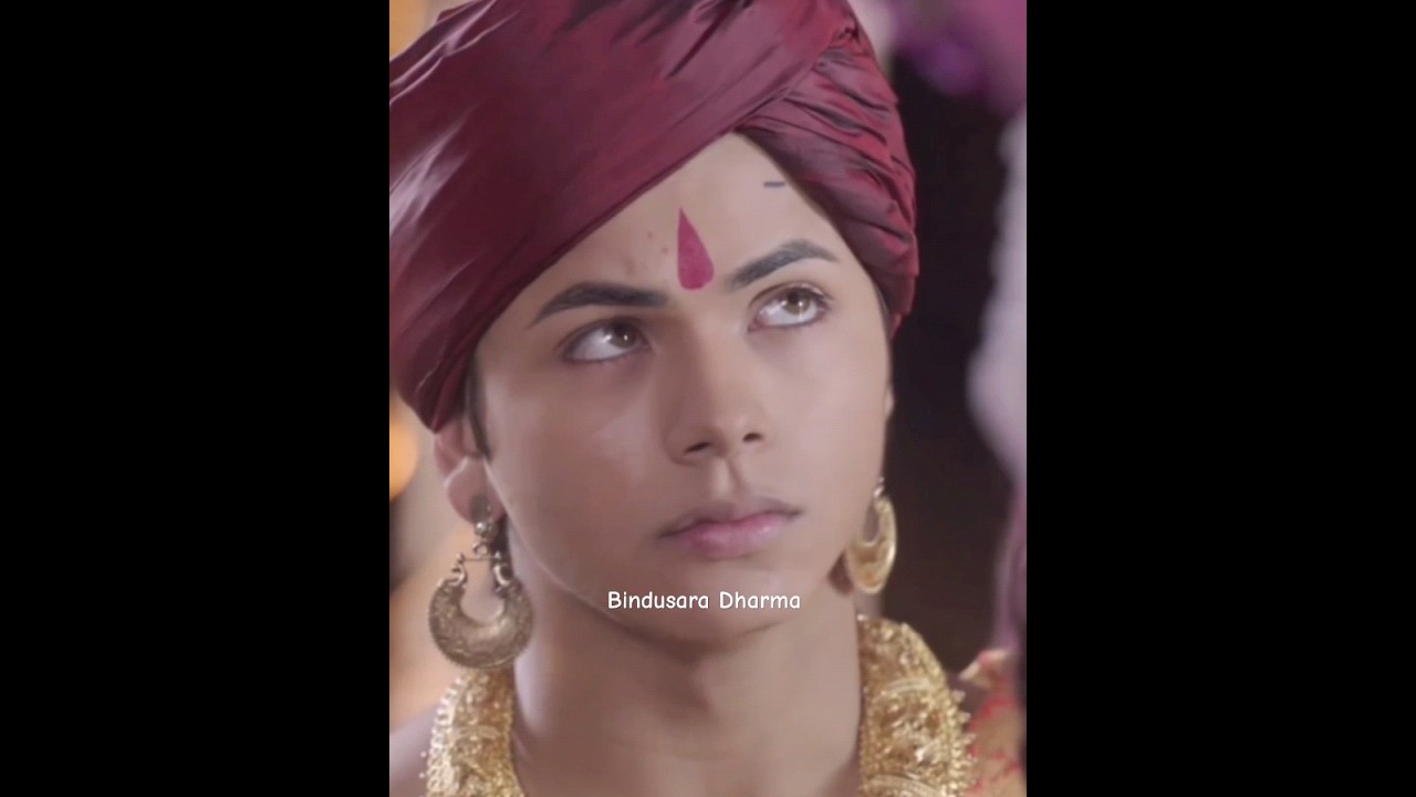 Bindusara and Dharma eye contact👀❤️ | Aicha bgm | #shorts #chandranandini #aicha #bindusar #dharma