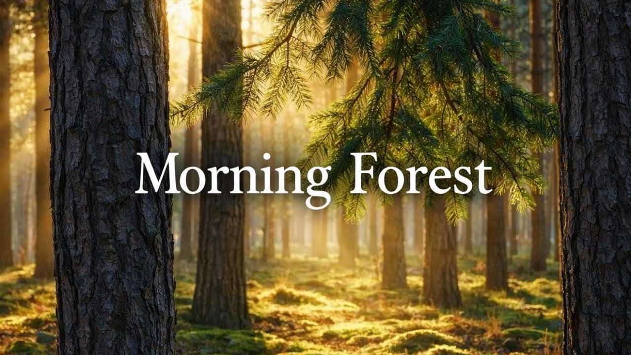 Breathtaking Forest Piano Under Morning Light