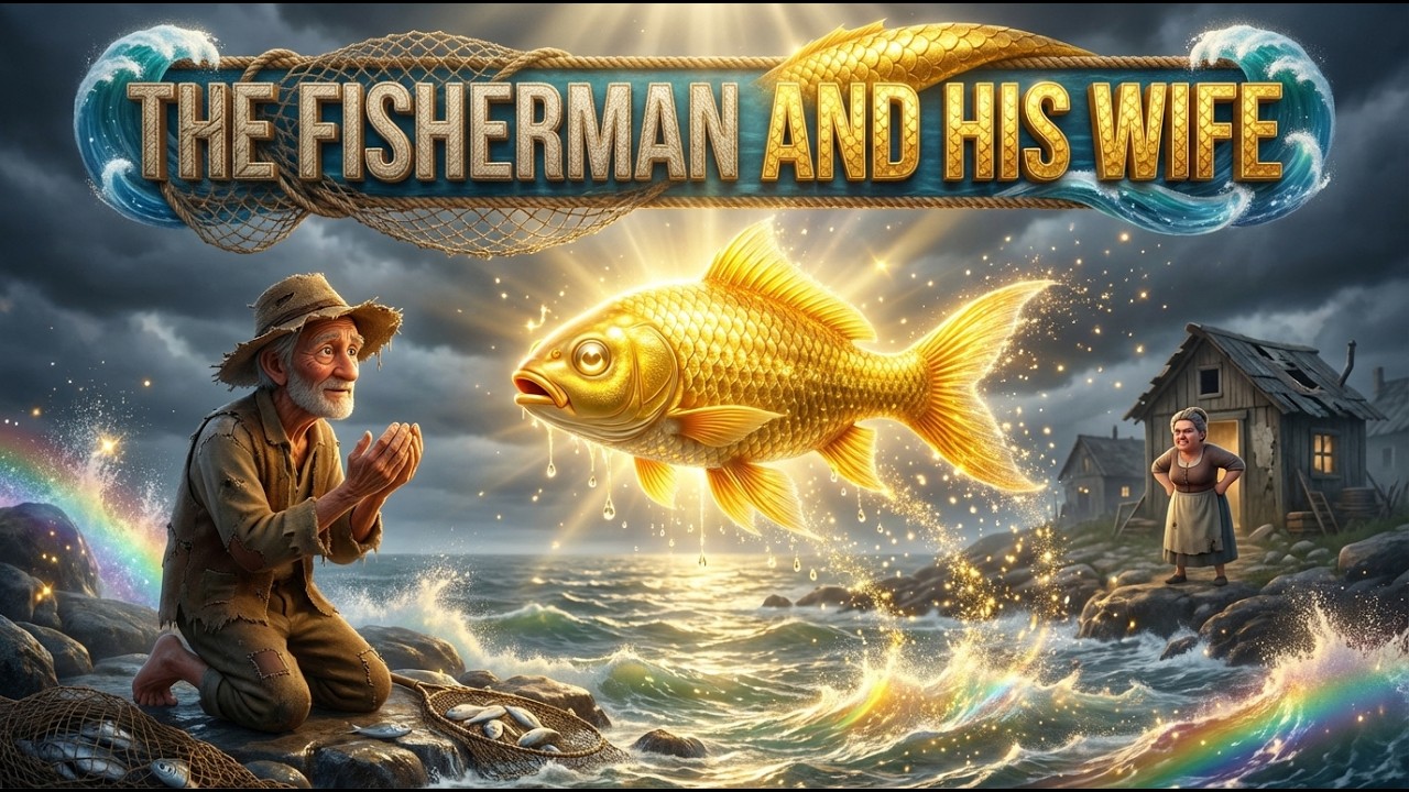 The Fisherman and the Golden Fish &ndash; Animated Fairy Tale | Bed Time Story