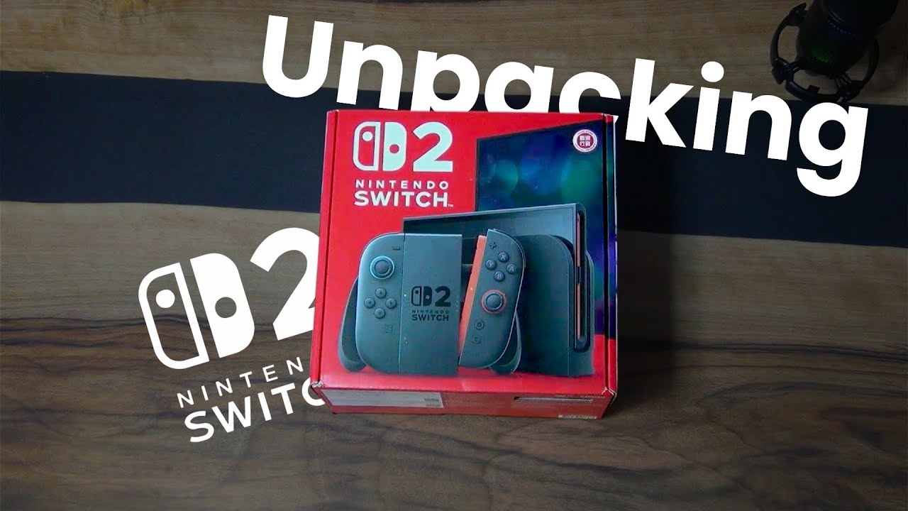 Распаковка Nintendo Switch 2 / Нинтендо Свитч 2