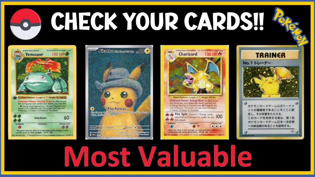 50 Most Valuable Pokemon TCG Cards of ALL TIME - 2026 Update