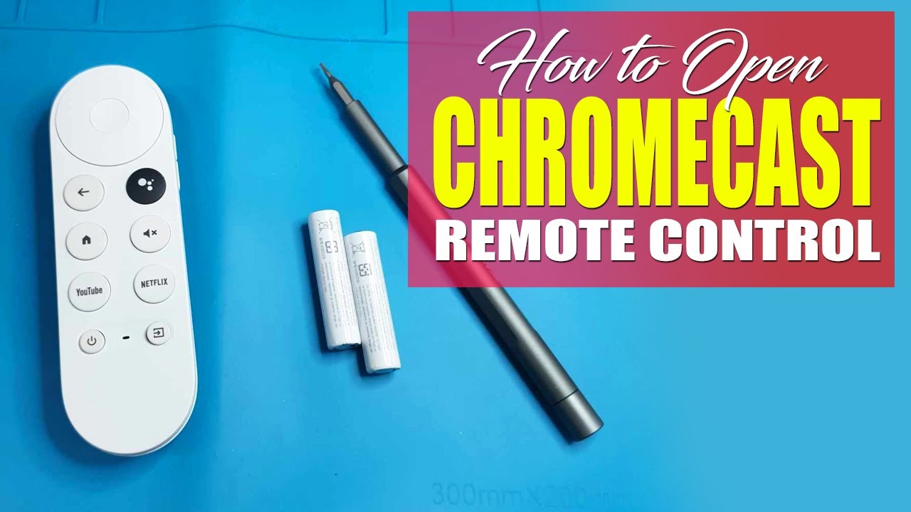 How to Open Chromecast Remote Control (Water Damage) #remote #repair
