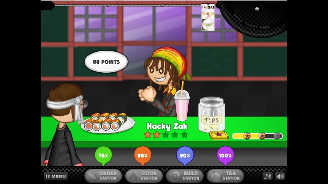 also revisiting papa's sushiria